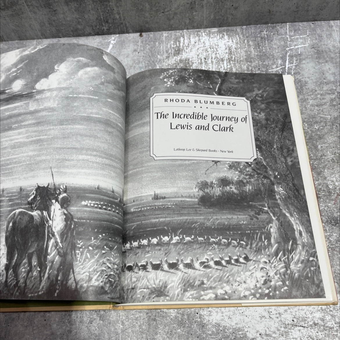 the incredible journey of lewis and clark book, by Rhoda Blumberg, 1987 Hardcover image 2