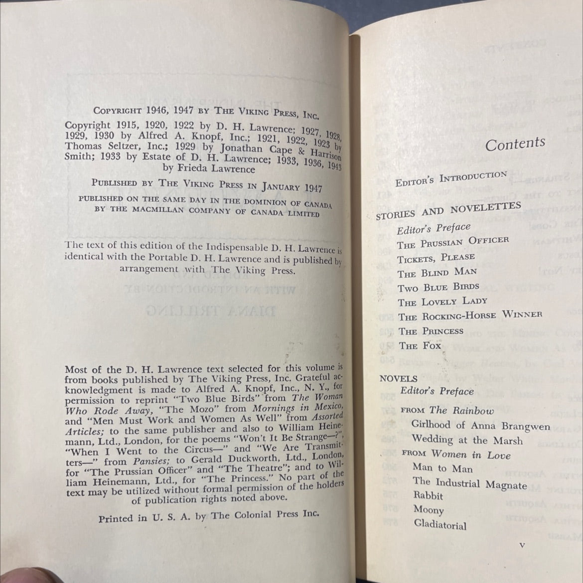 the indispensable d. h. lawrence book, by d. h. lawrence, 1951 Hardcover image 3