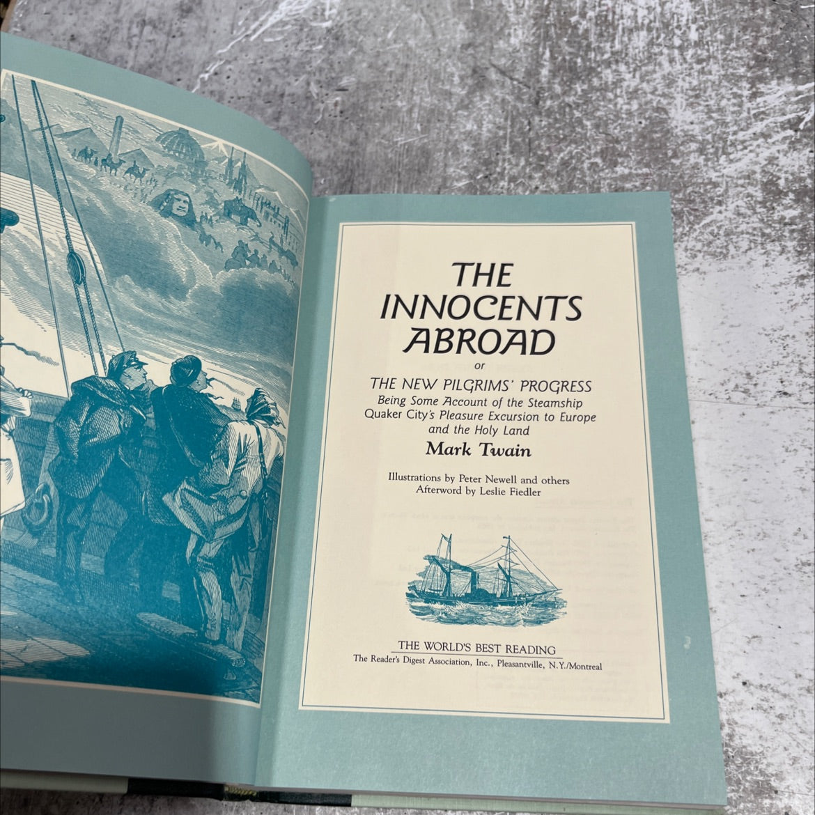 the innocents abroad or the new pilgrims' progress book, by Mark Twain, 1990 Hardcover image 2