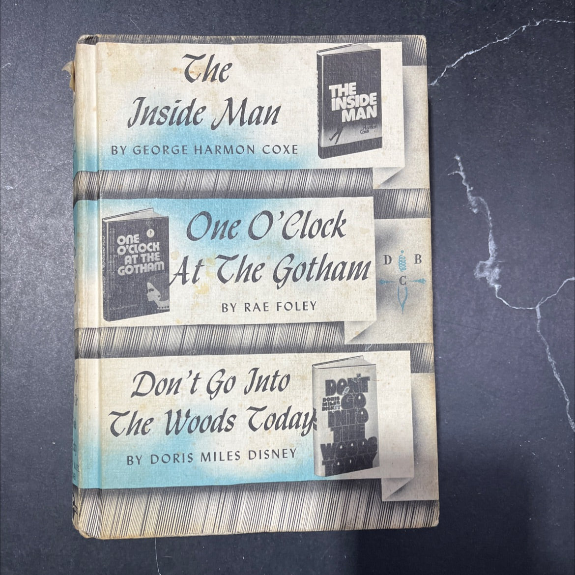 the inside man book, by george harmon coxe, 1974 Hardcover image 1