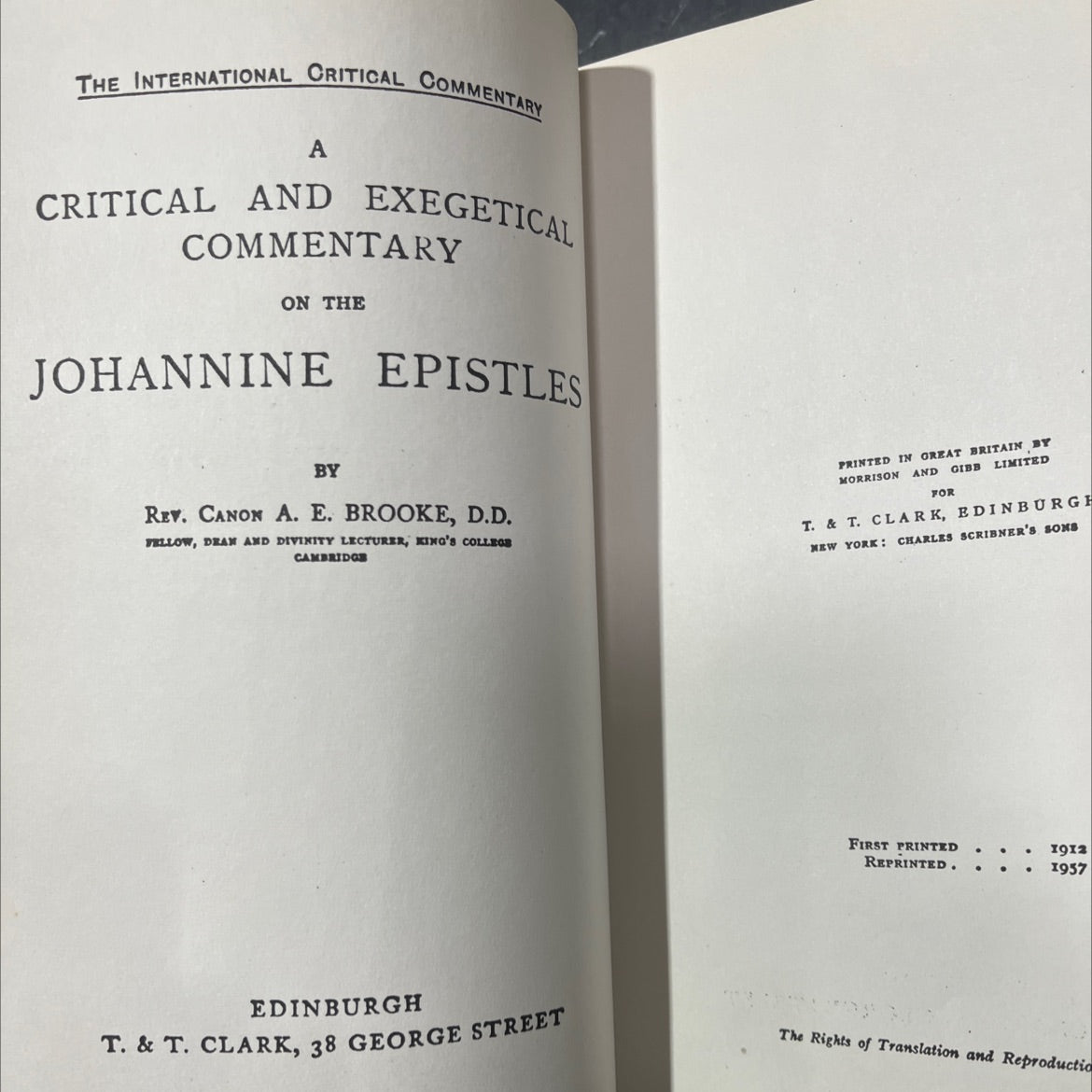 the international critical commentary a critical and exegetical commentary on the johannine epistles book, by rev. image 2