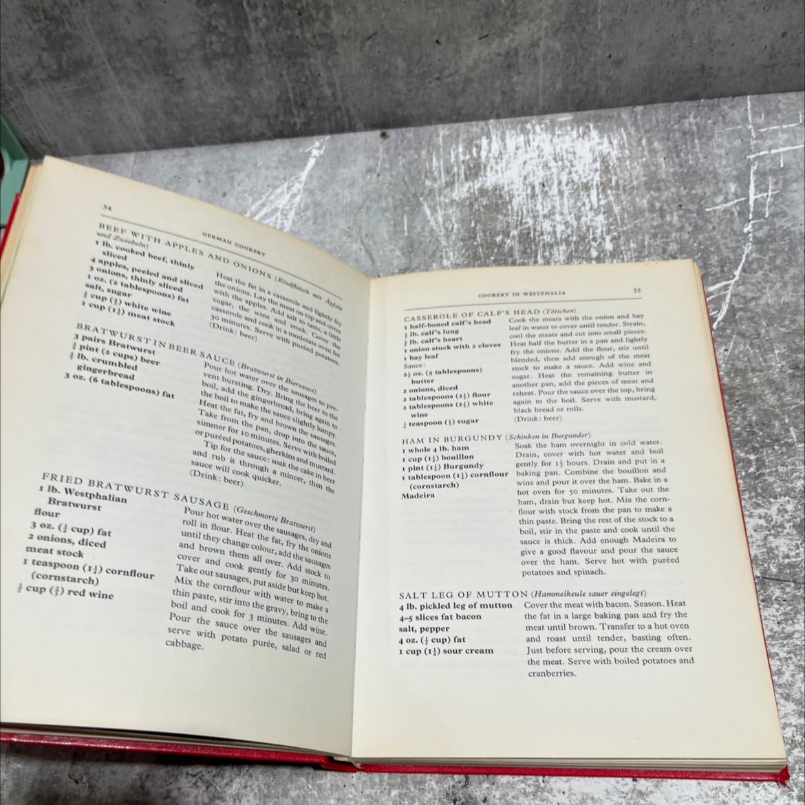 the international wine and food society's guide to german cookery book, by hans karl adam, 1970 Hardcover image 4