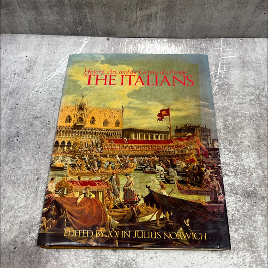 the italians history, art, and the genius of a people book, by john julius norwich, 1983 Hardcover image 1