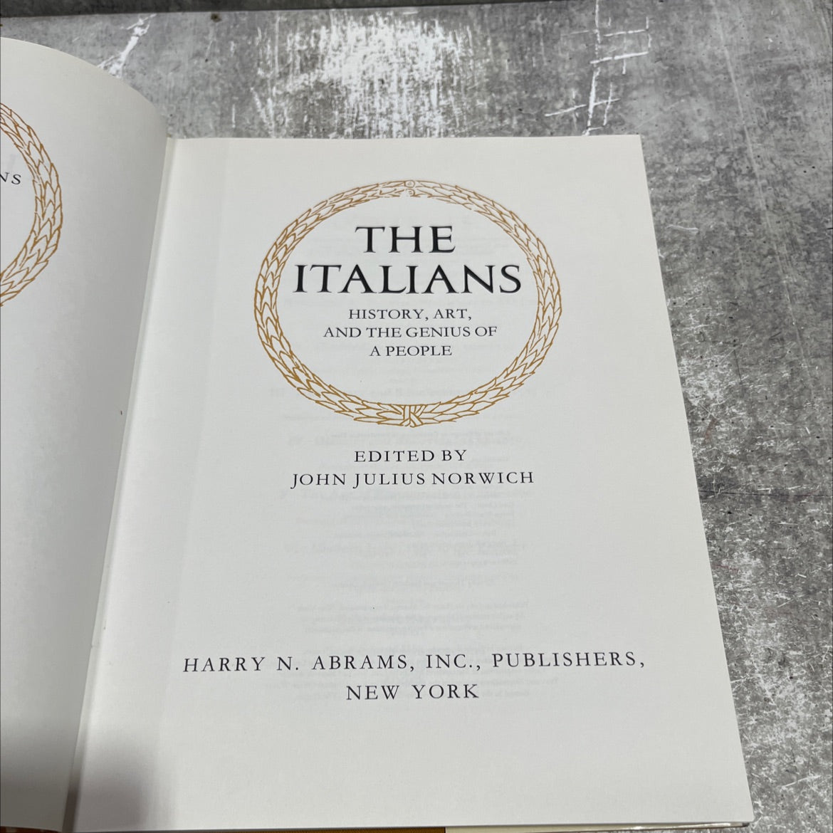 the italians history, art, and the genius of a people book, by john julius norwich, 1983 Hardcover image 2