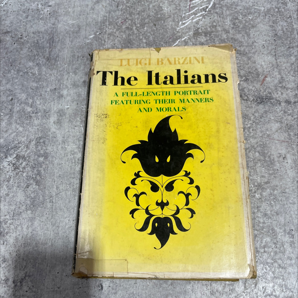 the italians book, by luigi barzini, 1964 Hardcover image 1
