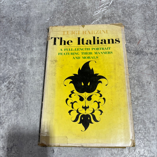 the italians book, by luigi barzini, 1964 Hardcover image 1