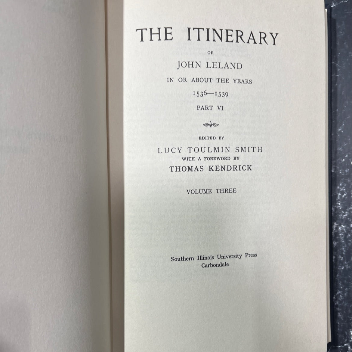 the itinerary book, by john leland, 1964 Hardcover image 2