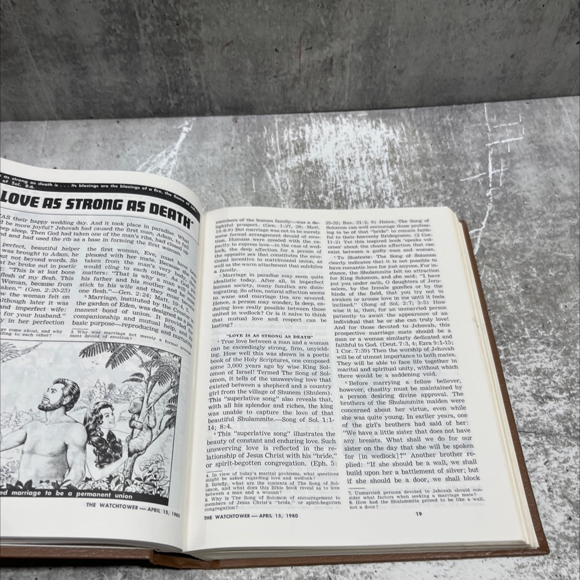 the january 1, 1980 watchtower announcing jehovah's kingdom spurred on by our \"living hope\" book, by unknown, 1980 image 4