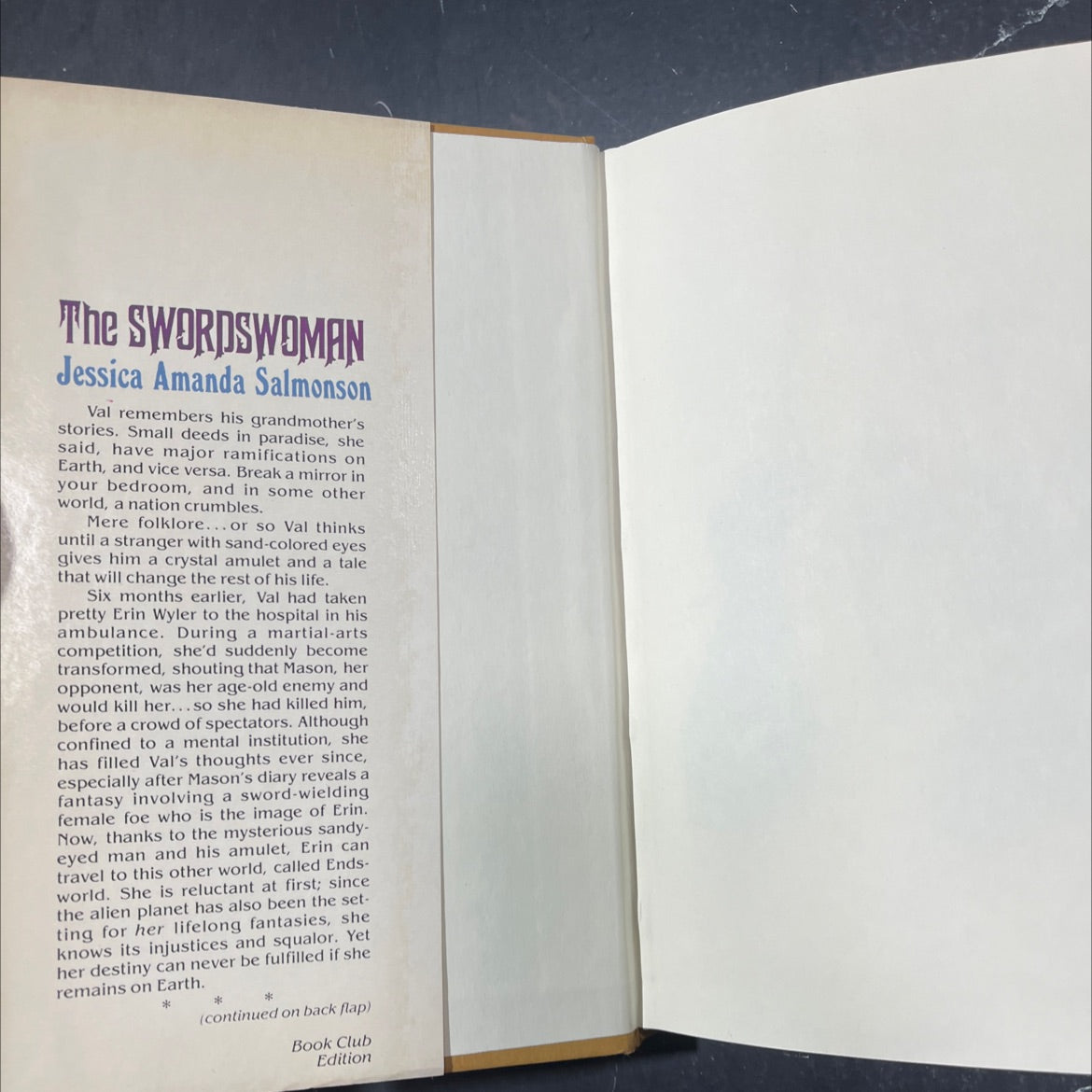 the jessica amanda salmonson swordswoman book, by Jessica Amanda Salmonson, 1982 Hardcover image 4