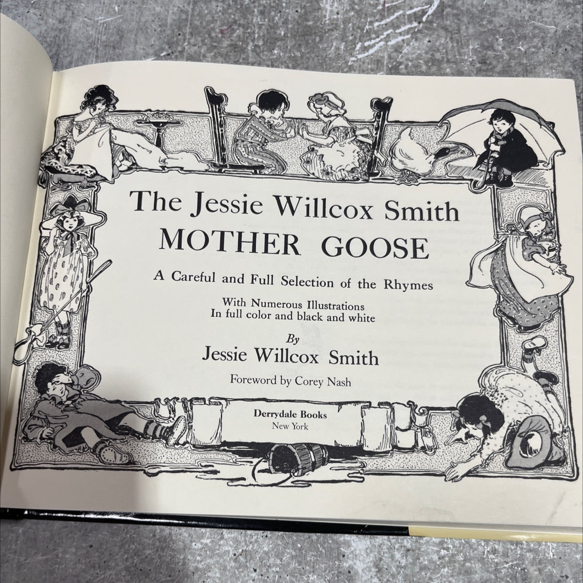 the jessie willcox smith mother goose book, by Jessie Willcox Smith, 1986 Hardcover image 2