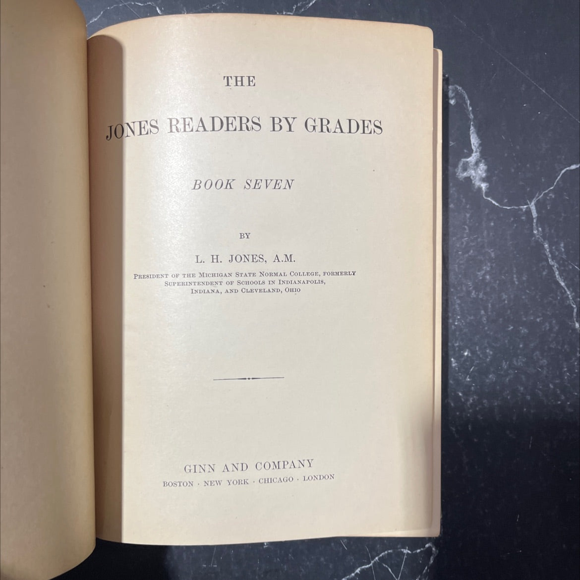 the jones readers by grades book seven book, by l. h. jones, 1904 Hardcover image 2