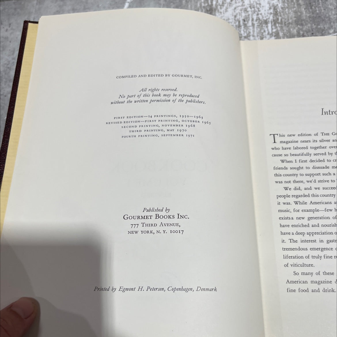 the jourmel cookbook volume i revised book, by gourmet, inc., 1970 Hardcover image 3
