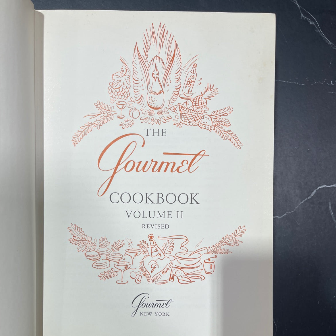 the jourmel cookbook volume ii revised book, by gourmet, inc., 1971 Hardcover image 2