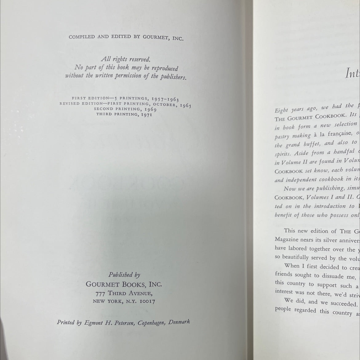 the jourmel cookbook volume ii revised book, by gourmet, inc., 1971 Hardcover image 3