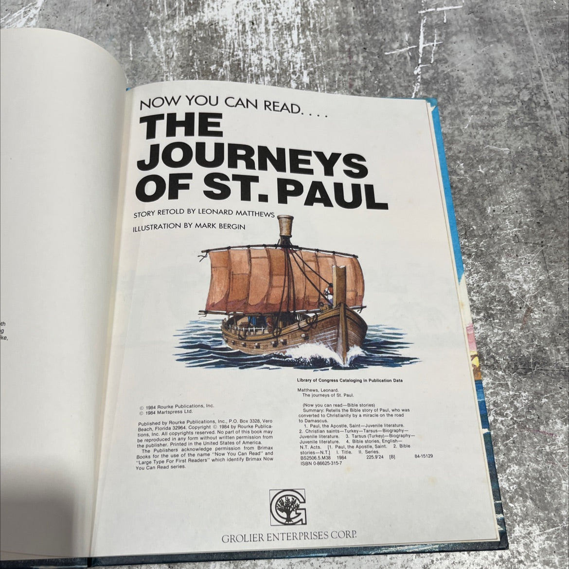 the journeys of st. paul book, by leonard matthews, 1984 Hardcover image 3