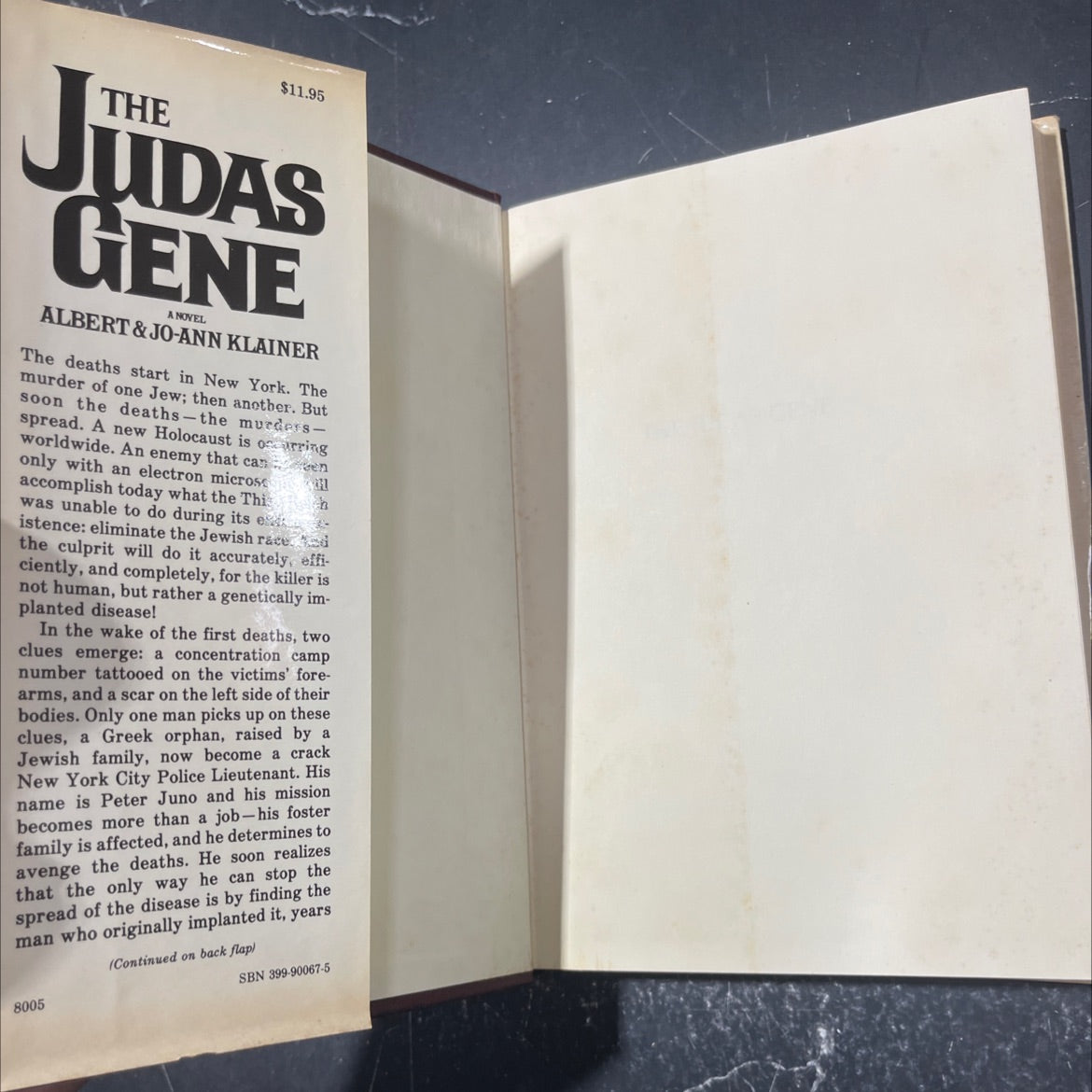 the judas gene book, by jo-ann klainer, albert s. klainer, m.d., 1980 Hardcover image 4