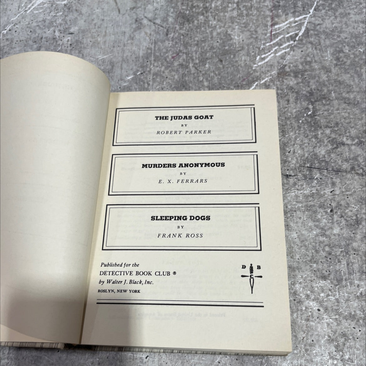 the judas goat book, by robert parker, 1978 Hardcover image 2