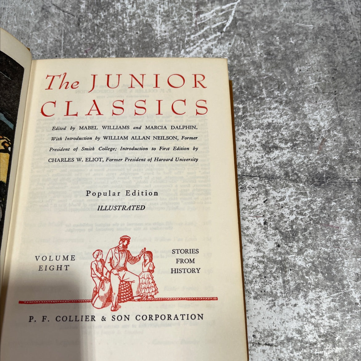 the junior classics volume eight illustrated stories from history book, by mabel williams, marcia dalphin, 1959 image 2