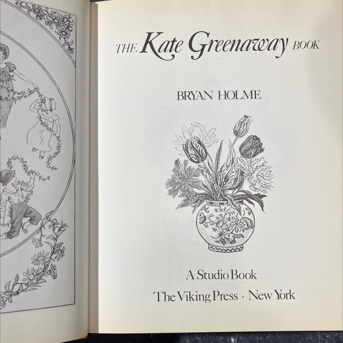 the kate greenaway book book, by bryan holme, 1976 Hardcover image 2
