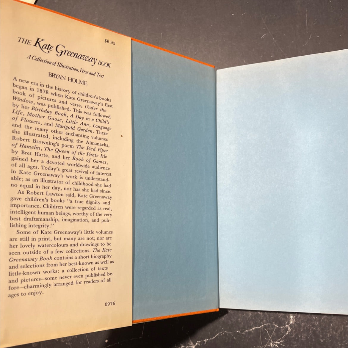 the kate greenaway book book, by bryan holme, 1976 Hardcover image 4