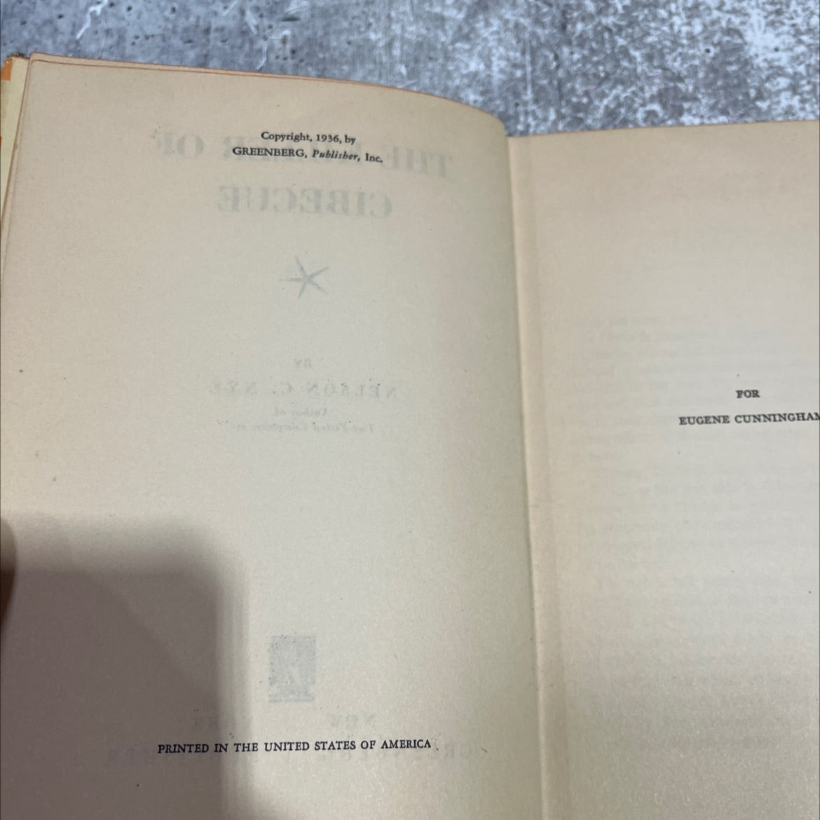 the killer of cibecue book, by nelson c. nye, 1936 Hardcover image 3