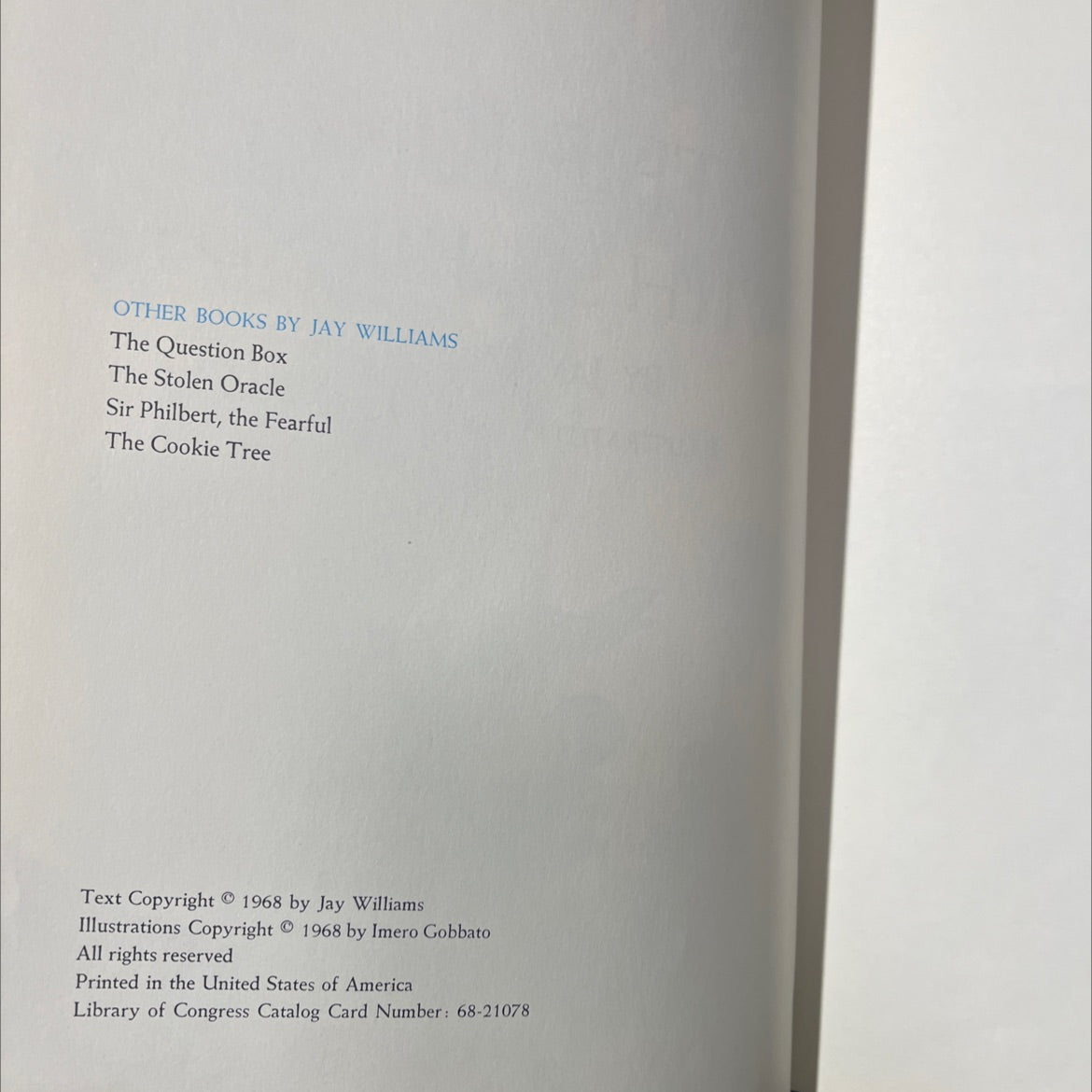 the king with six friends book, by jay williams, 1968 Hardcover image 3