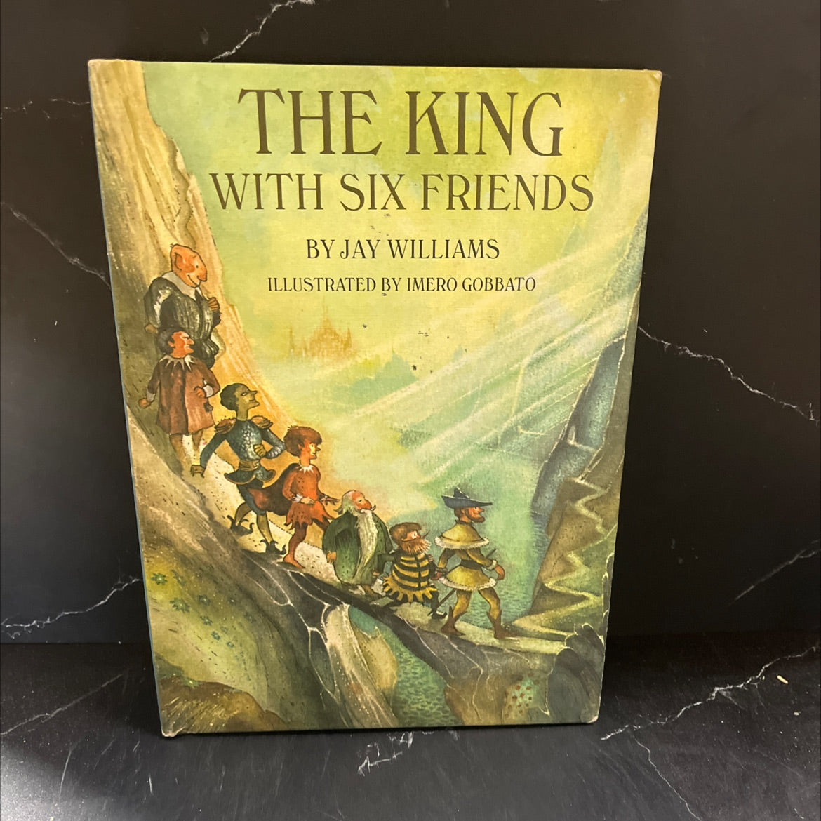 the king with six friends book, by jay williams, 1968 Hardcover image 1