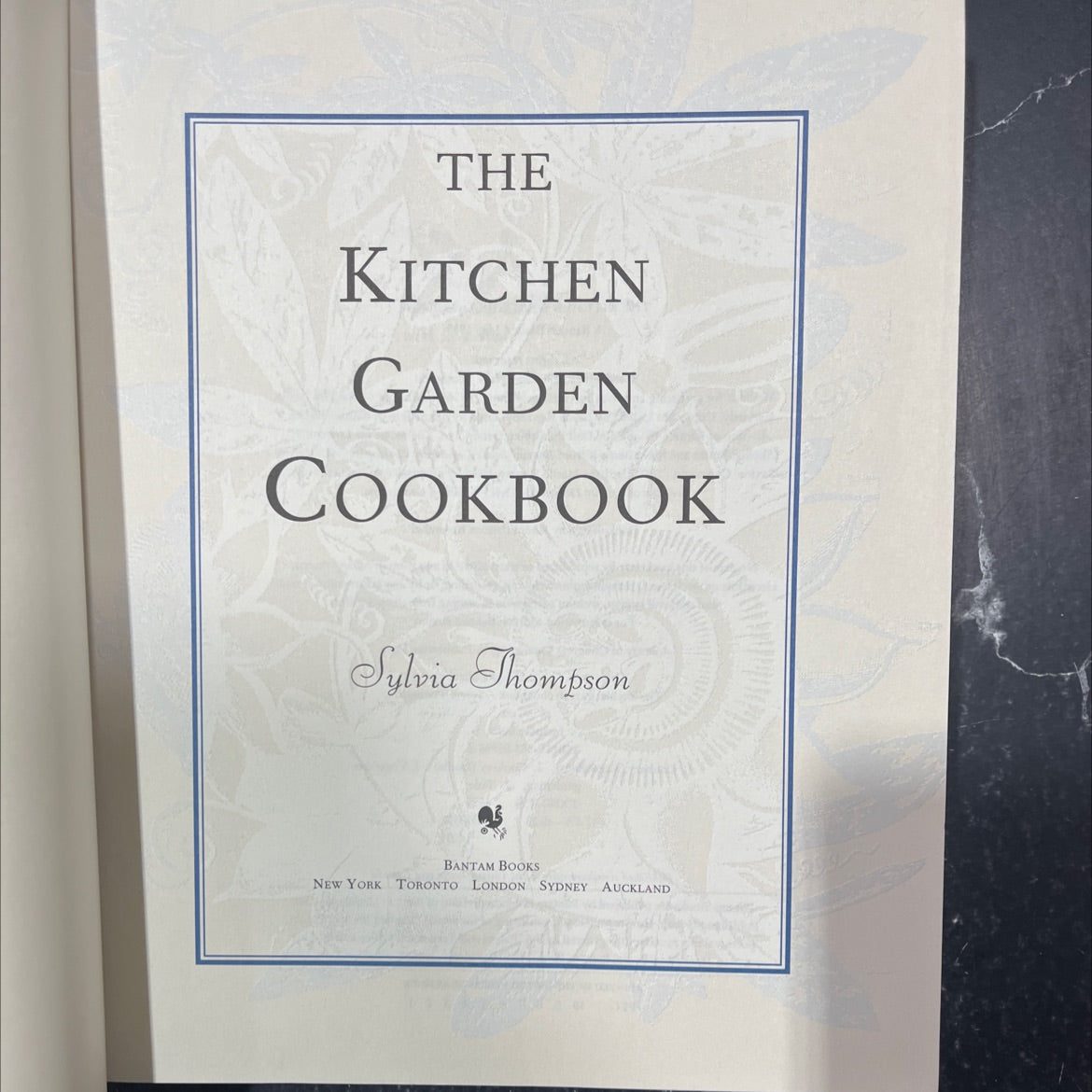 the kitchen garden cookbook book, by Sylvia Thompson, 1995 Hardcover image 2