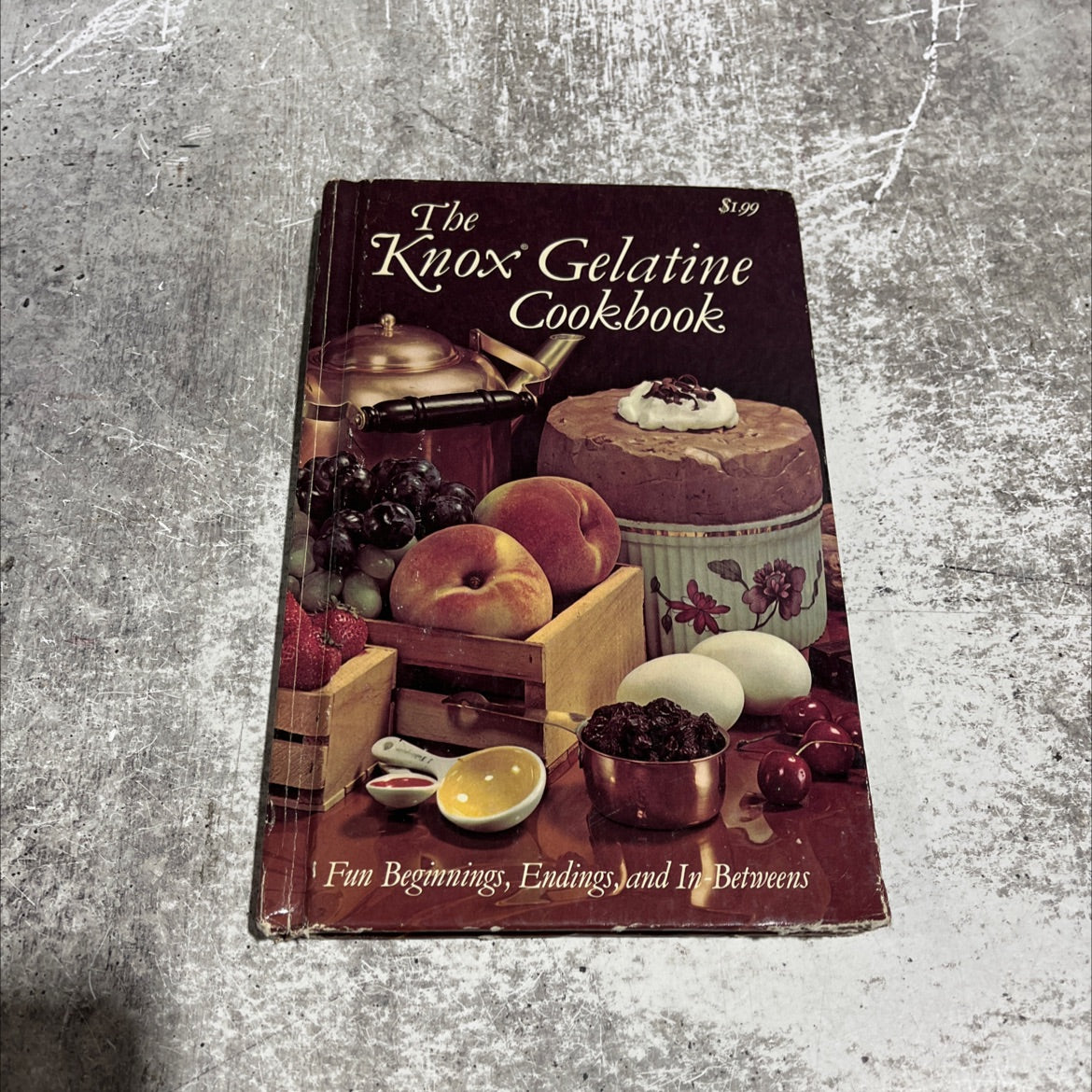 the knox gelatine cookbook book, by unknown, 1977 Hardcover image 1