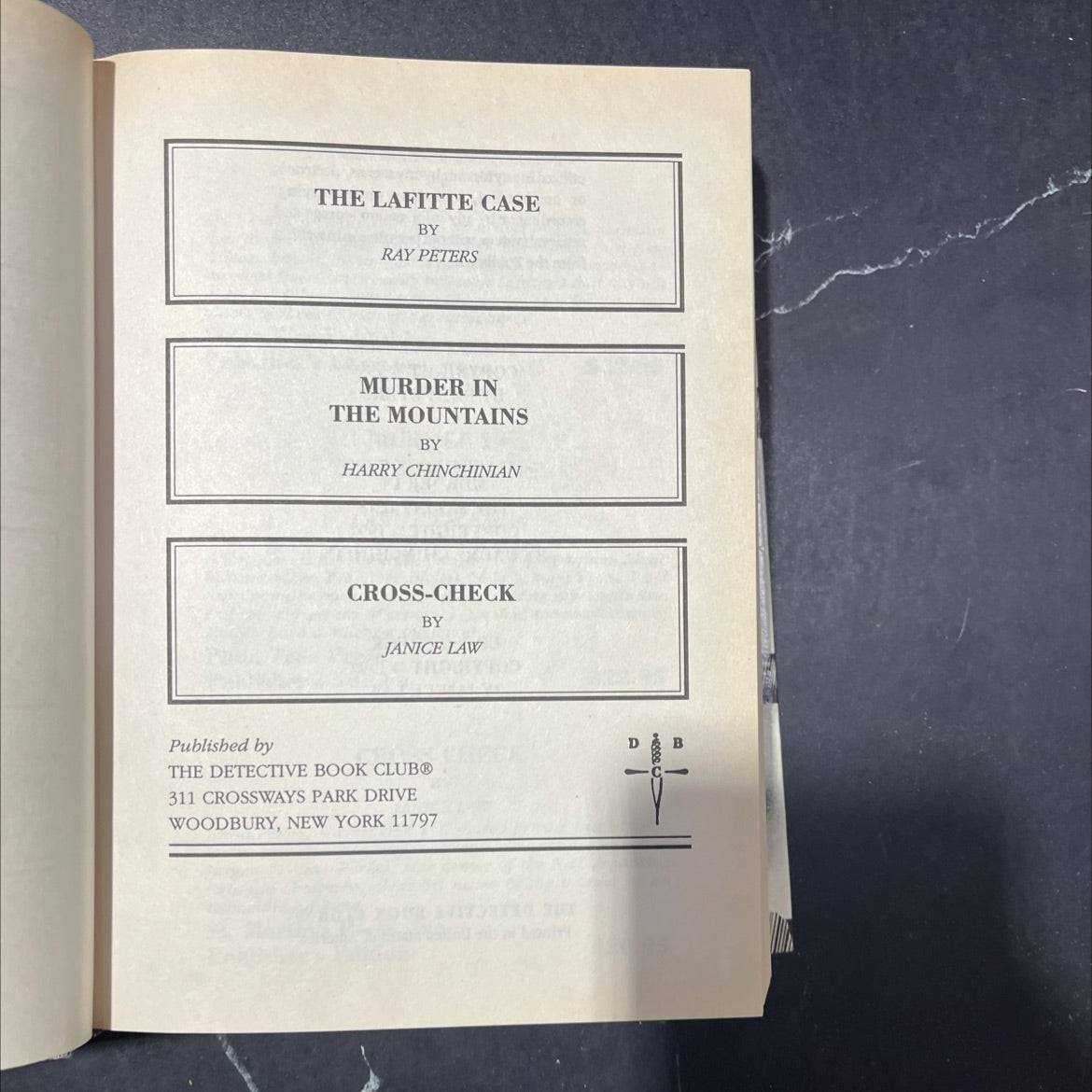 the lafitte case book, by ray peters, 1997 Hardcover image 2