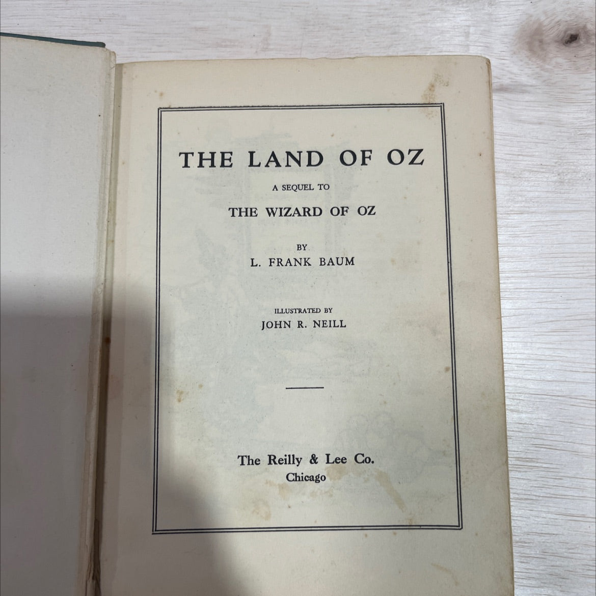 the land of oz a sequel to the wizard of oz book, by l. frank baum, 1932 Hardcover image 2