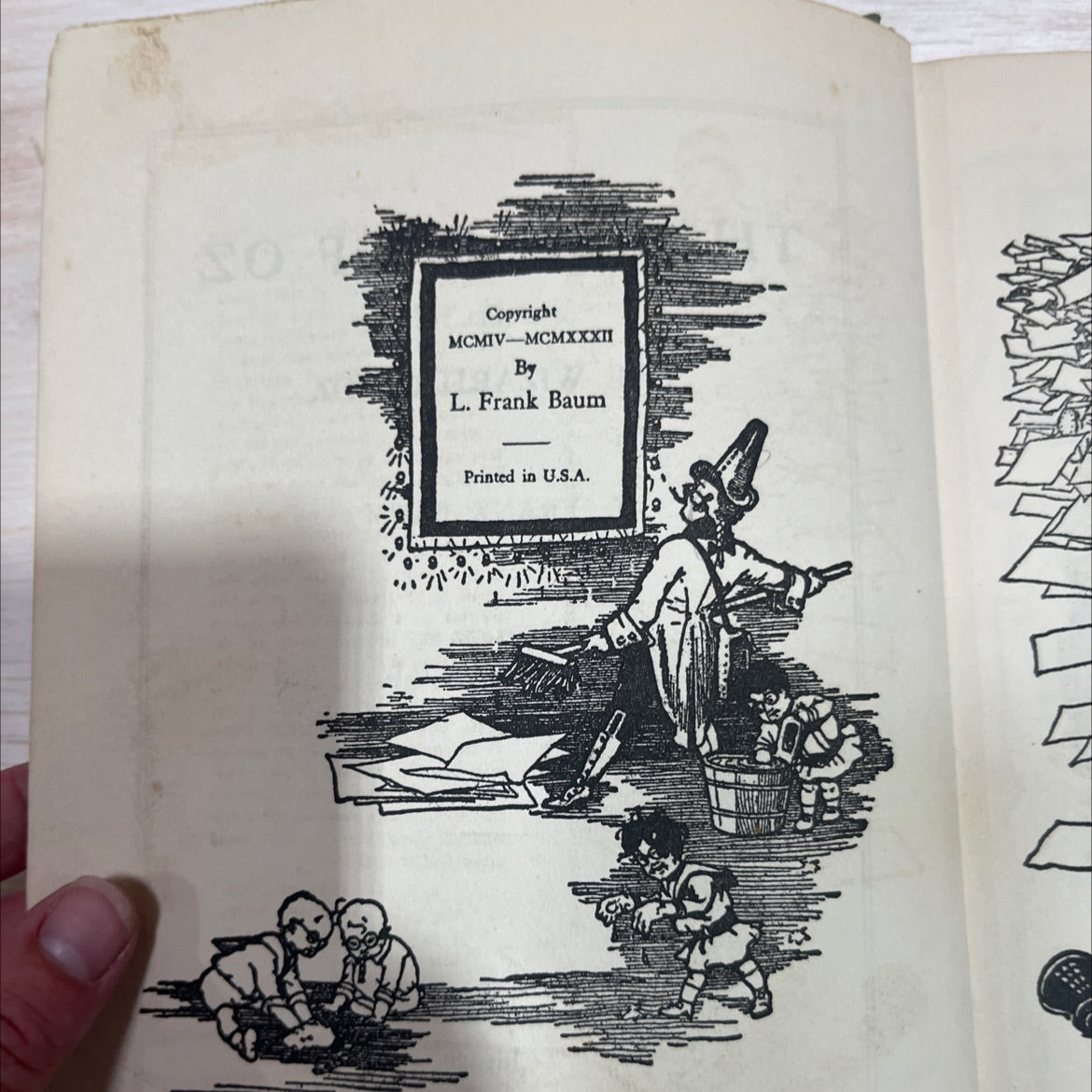 the land of oz a sequel to the wizard of oz book, by l. frank baum, 1932 Hardcover image 3