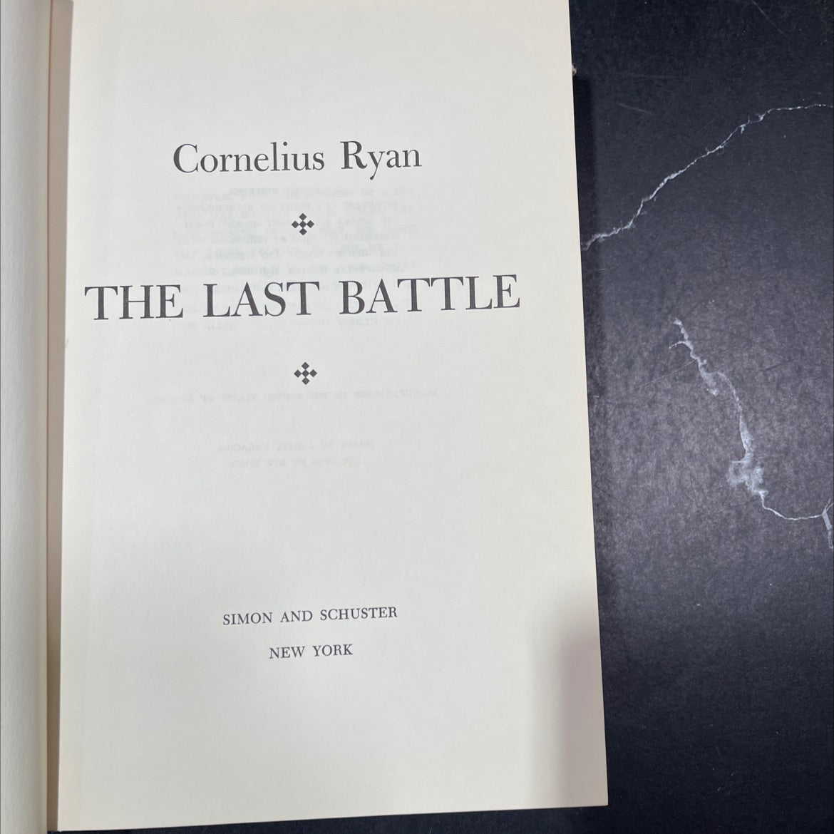 the last battle book, by cornelius ryan, 1966 Hardcover image 2