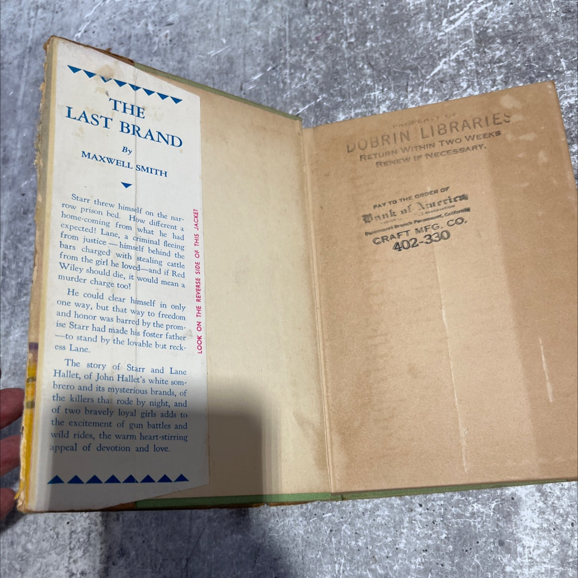 the last brand book, by maxwell smith, 1933 Hardcover image 4