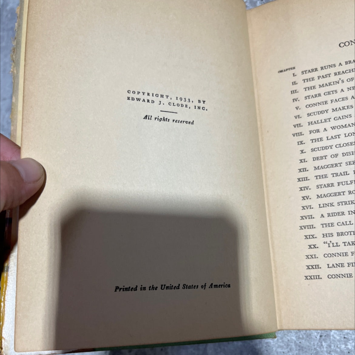 the last brand book, by maxwell smith, 1933 Hardcover image 3