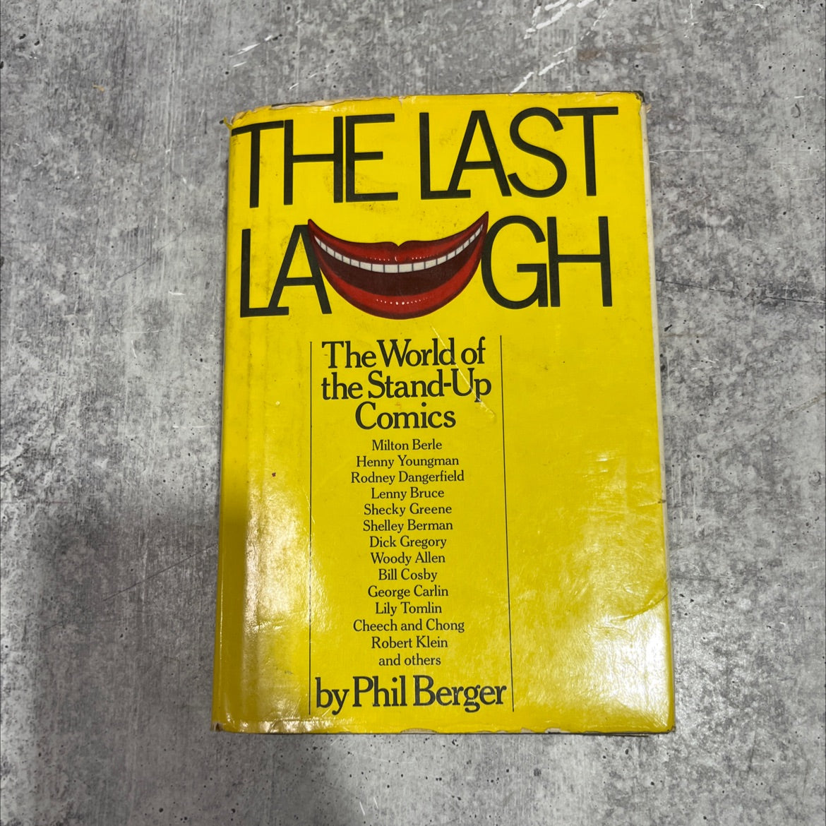 the last laugh the world of the stand-up comics book, by Phil Berger, 1975 Hardcover image 1