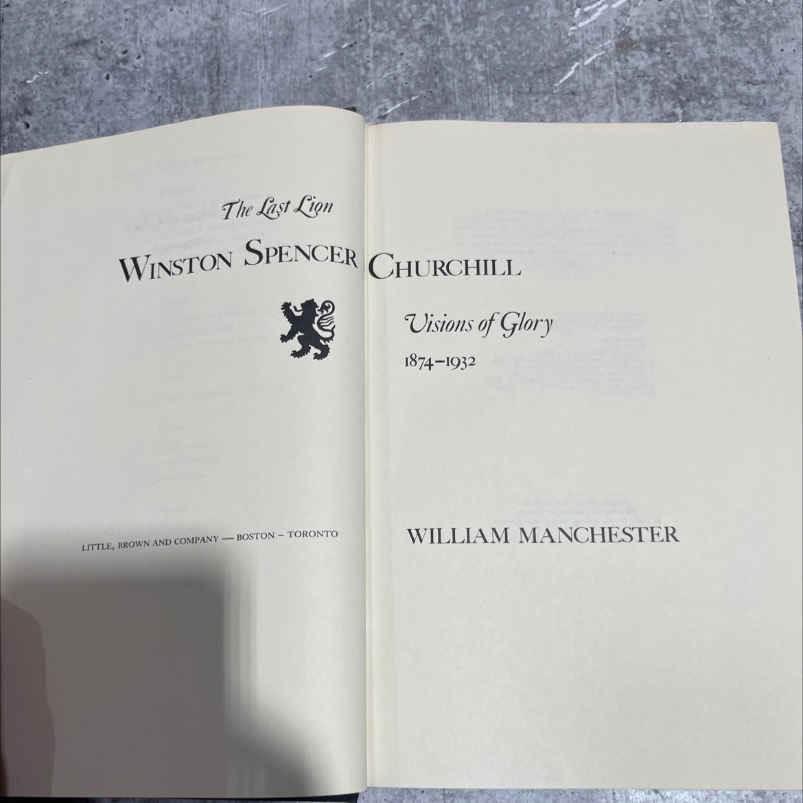 the last lion, winston spencer churchill book, by william manchester, 1983 Hardcover image 2