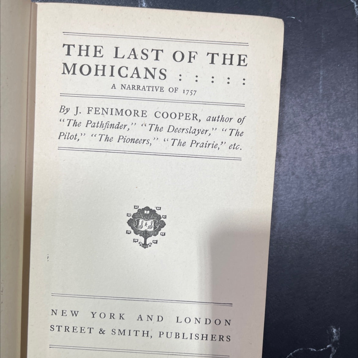 the last of the mohicans: a narrative of 1757 book, by j. fenimore cooper, 1970 Hardcover image 3