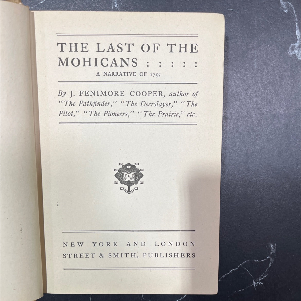 the last of the mohicans: a narrative of 1757 book, by j. fenimore cooper, 1970 Hardcover image 2