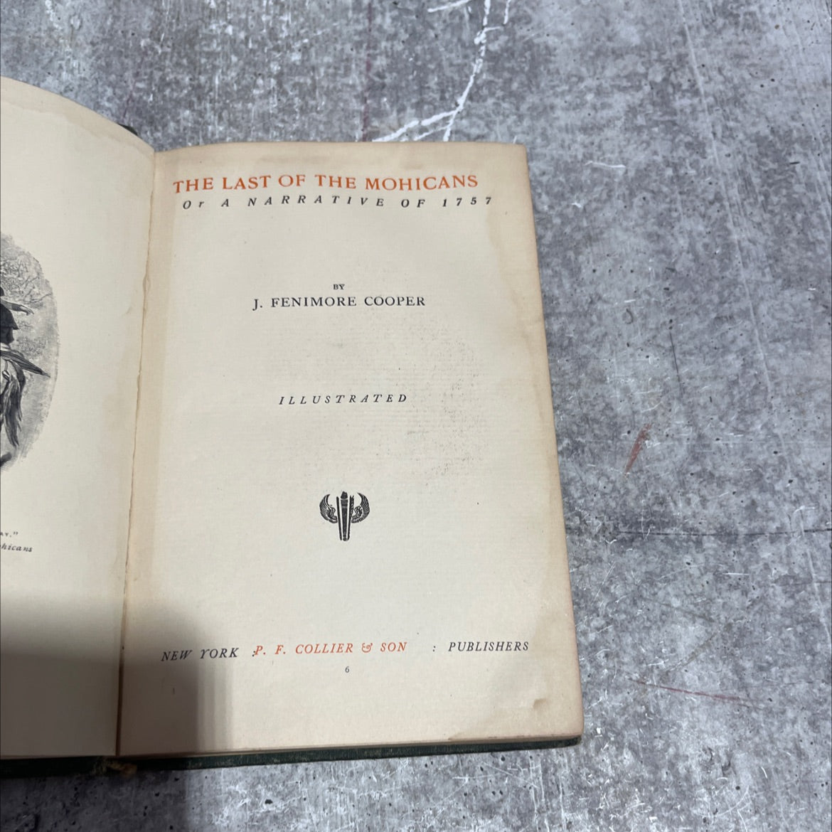 the last of the mohicans or a narrative of 1757 book, by j. fenimore cooper, 1970 Hardcover image 2