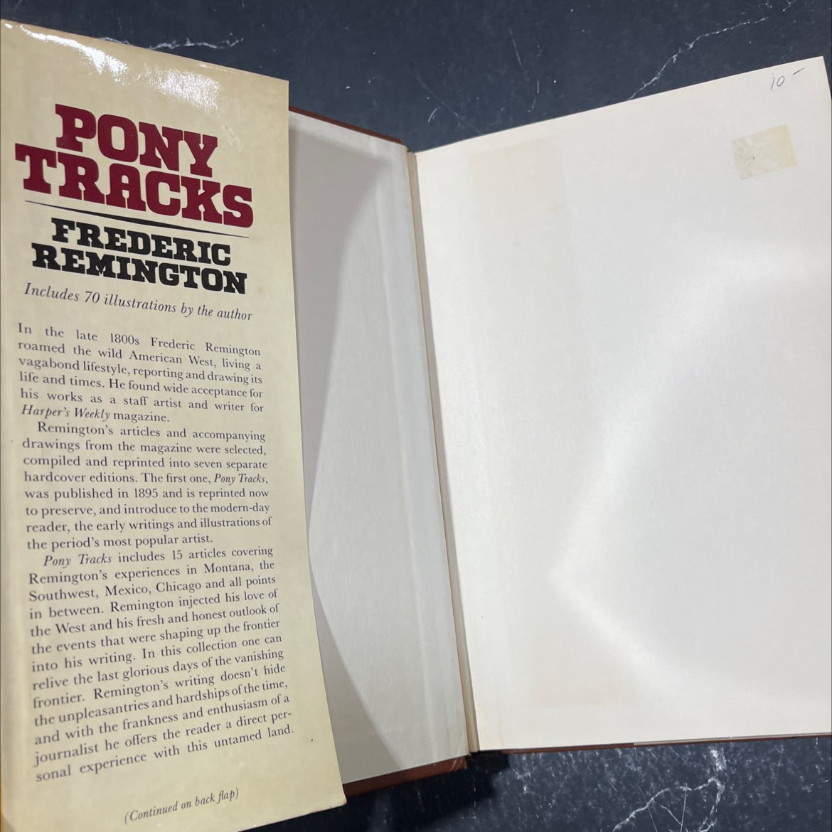 the last stand pony tracks book, by frederic remington, 1982 Hardcover image 4