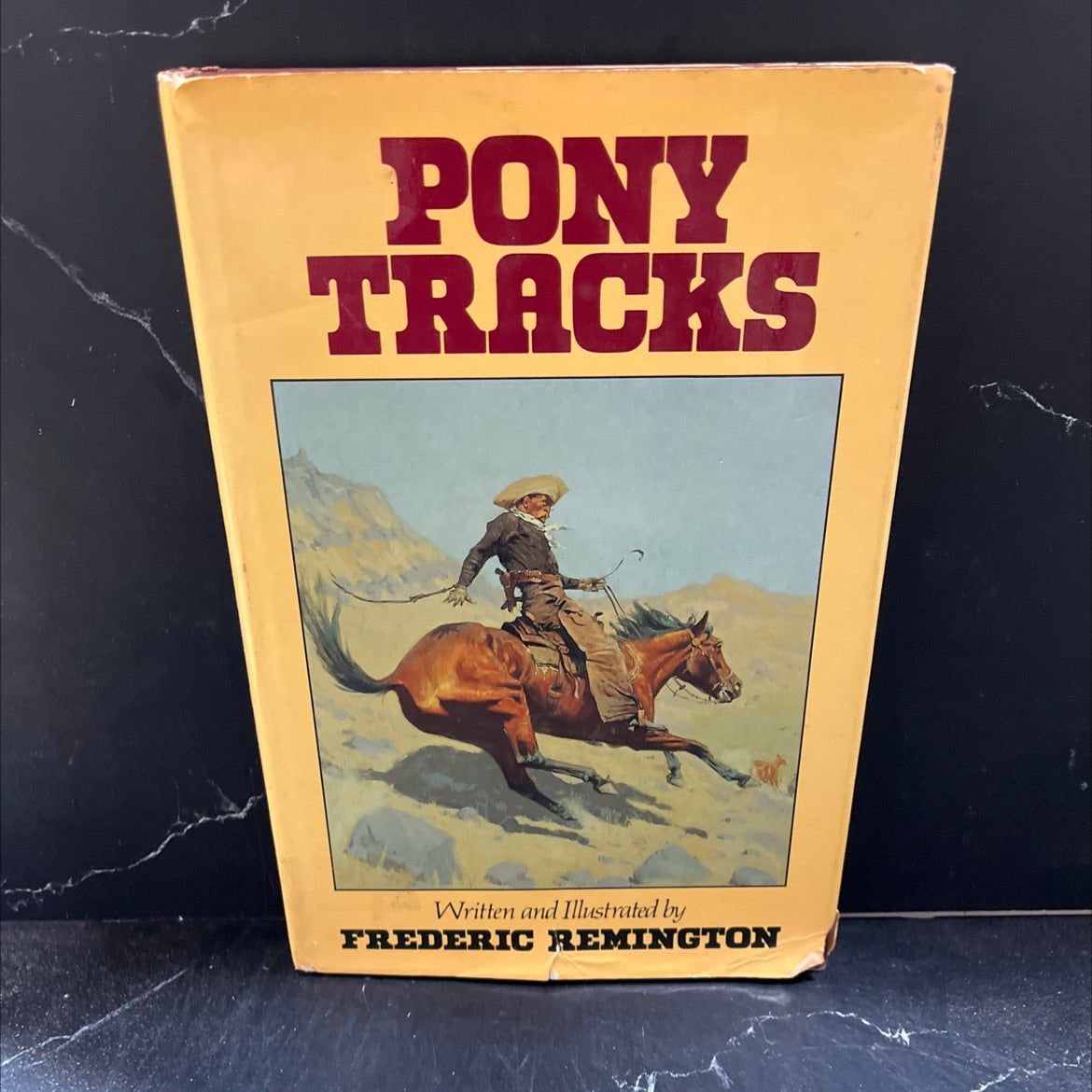 the last stand pony tracks book, by frederic remington, 1982 Hardcover image 1