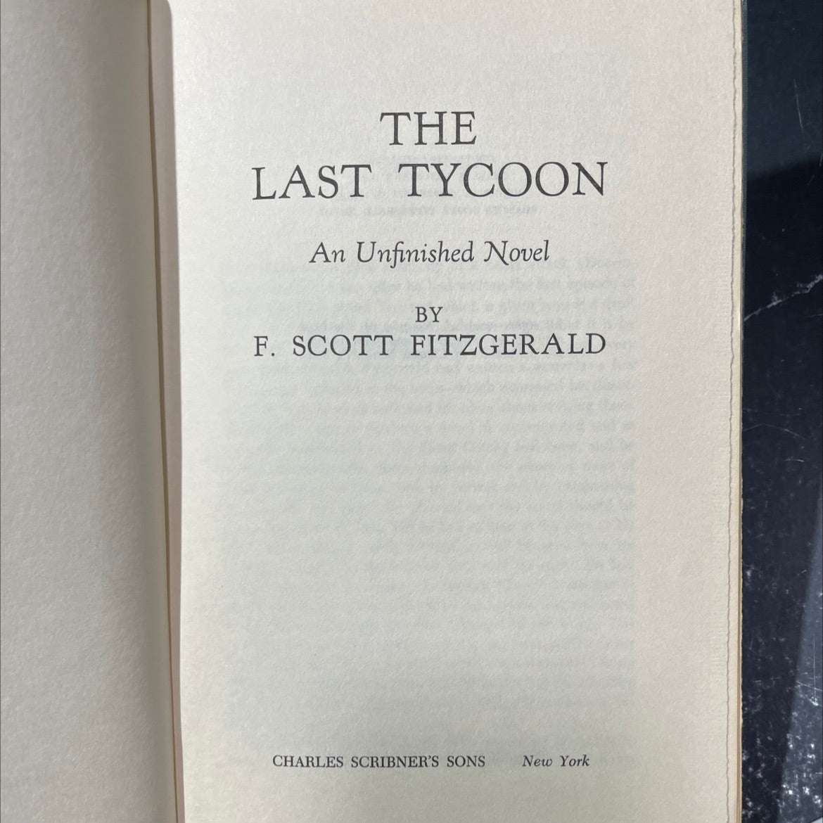 the last tycoon an unfinished novel book, by f. scott fitzgerald, 1969 Hardcover image 2