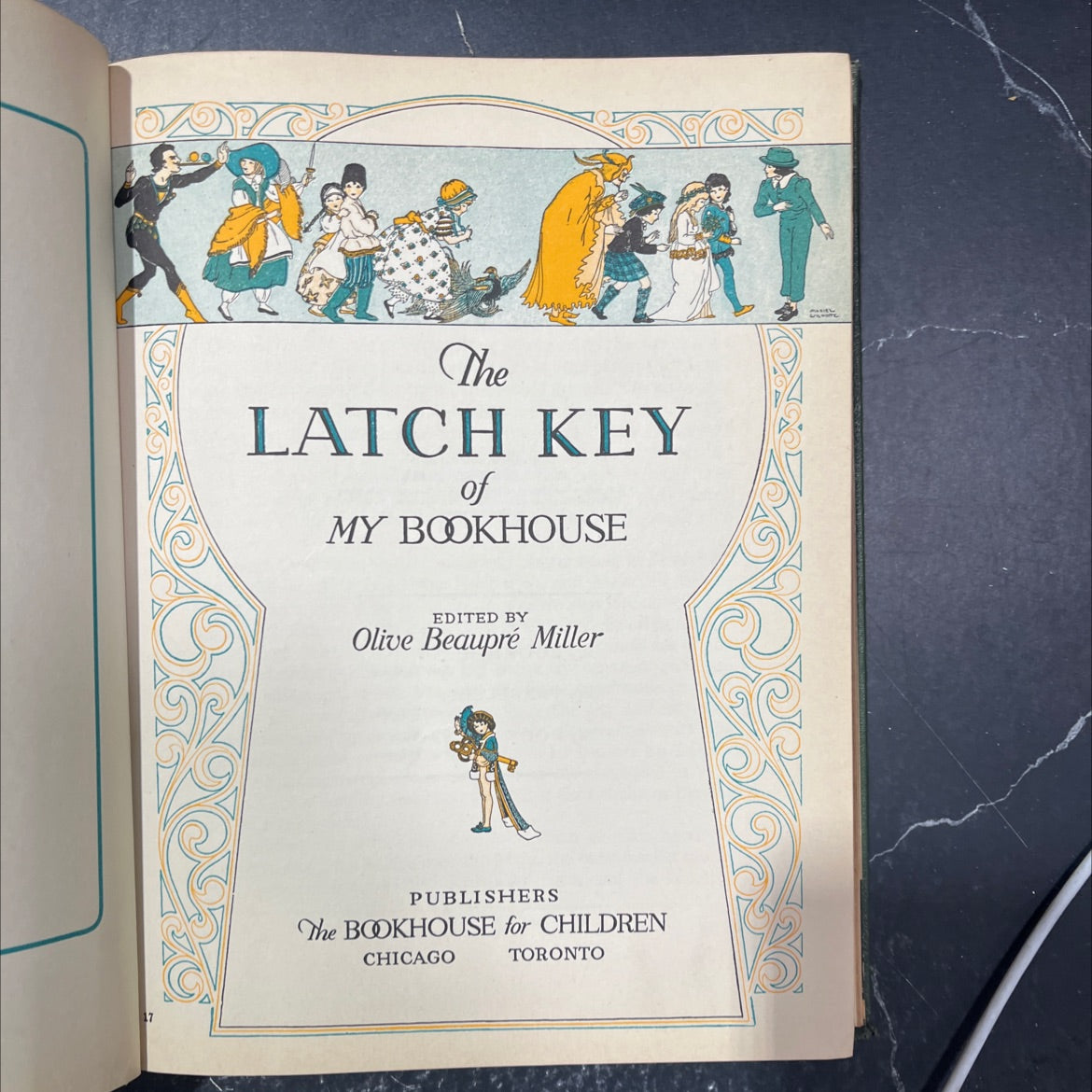 the latch key of my bookhouse book, by olive beaupré miller, 1925 Hardcover image 2