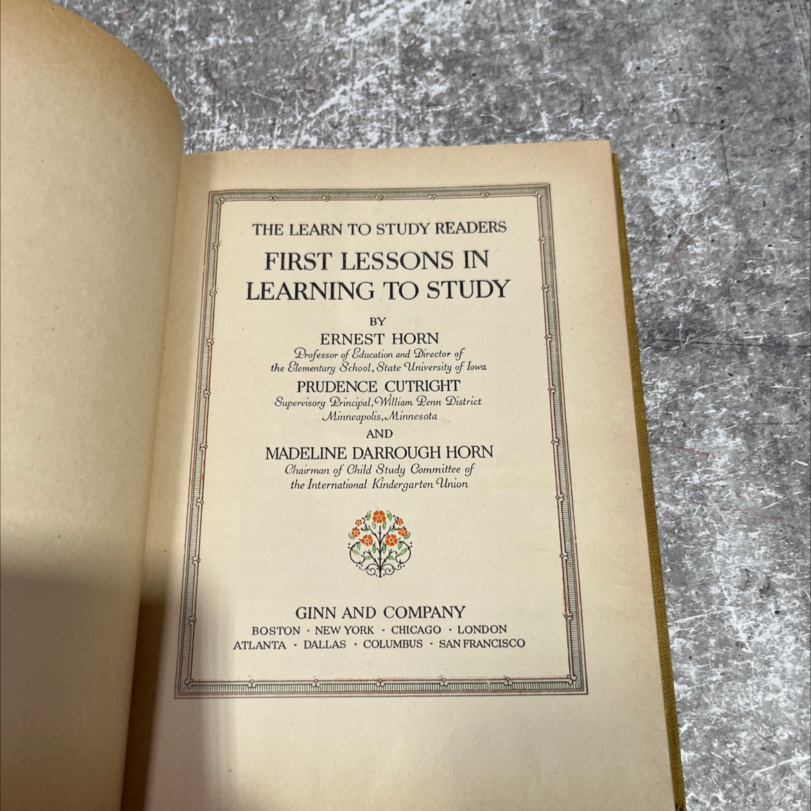 the learn to study readers first lessons in learning to study book, by ernest horn, prudence cutright, madeline image 2