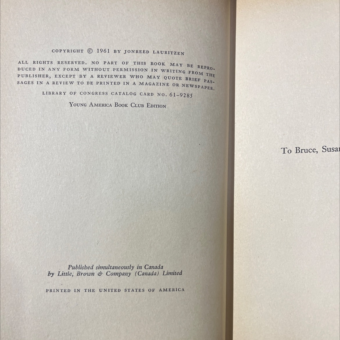 the legend of billy bluesage book, by jonreed lauritzen, 1961 Hardcover image 3