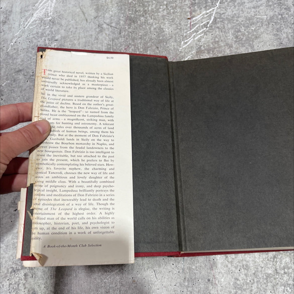 the leopard book, by giuseppe di lampedusa, 1960 Hardcover image 4