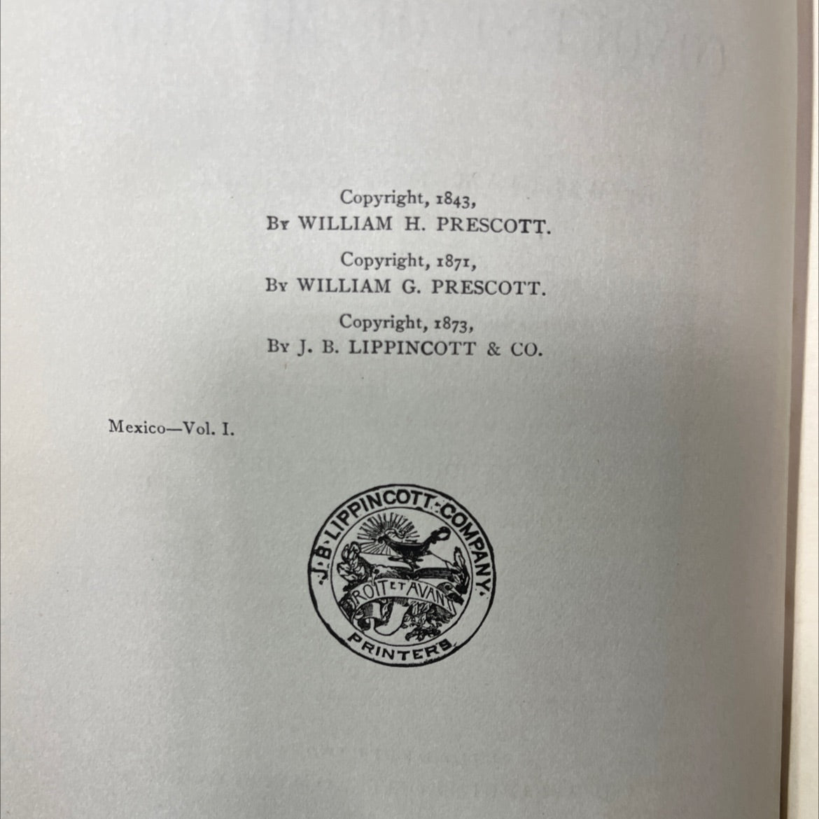 the lerma river. history of the conquest of mexico book, by william h. prescott, 1873 Hardcover image 3