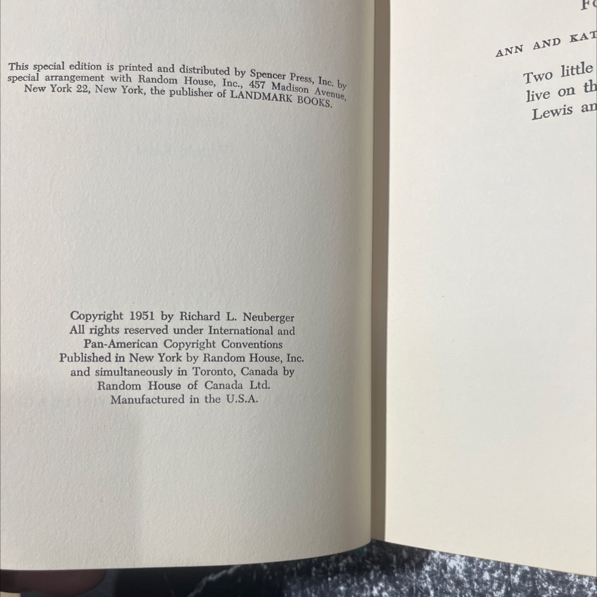 the lewis and clark expedition book, by Richard L. Neuberger, 1951 Hardcover image 3