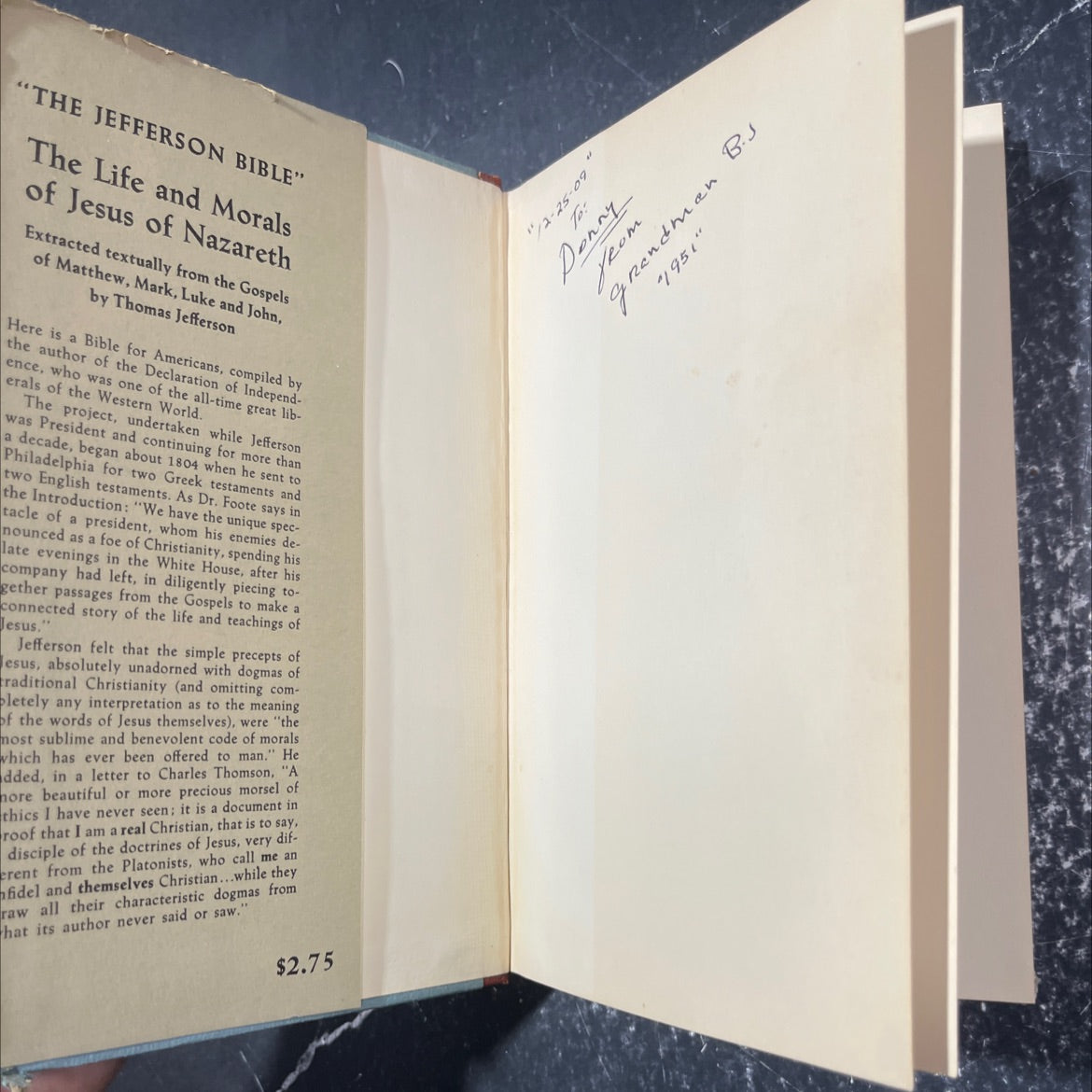 the life and morals of jesus of nazareth extracted textually from the gospels of matthew, mark, luke and john book, by image 4